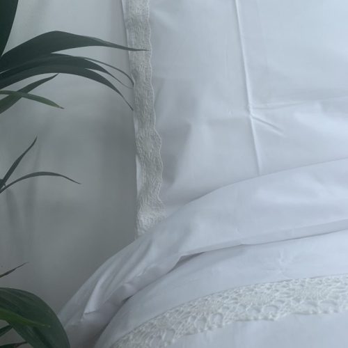 Vintage Chic Organic Cotton Percale Duvet Cover 200TC