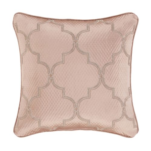 luxury square embrllished decorative throw pillow