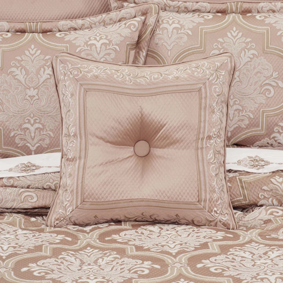 luxury square decorative throw pillow