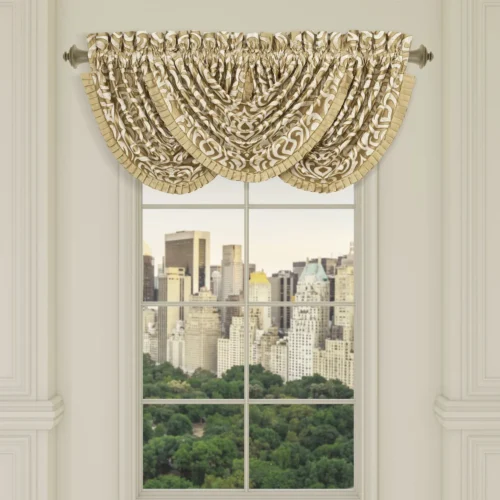 Lazlo window waterfall valance
